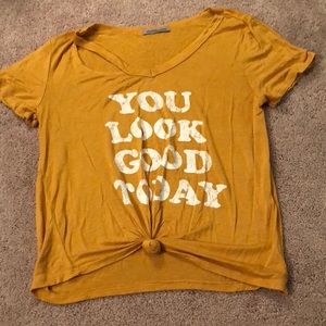 Yellow “You Look Good Today” T-Shirt